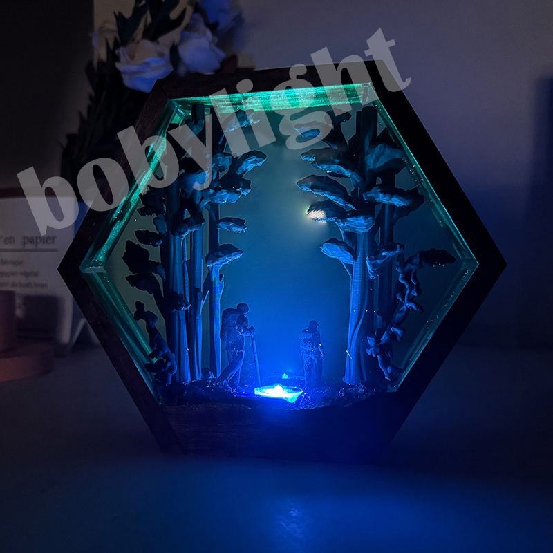 Hiker Figure Table Resin Lamp  - đánh giá và giá Home Decor Resin