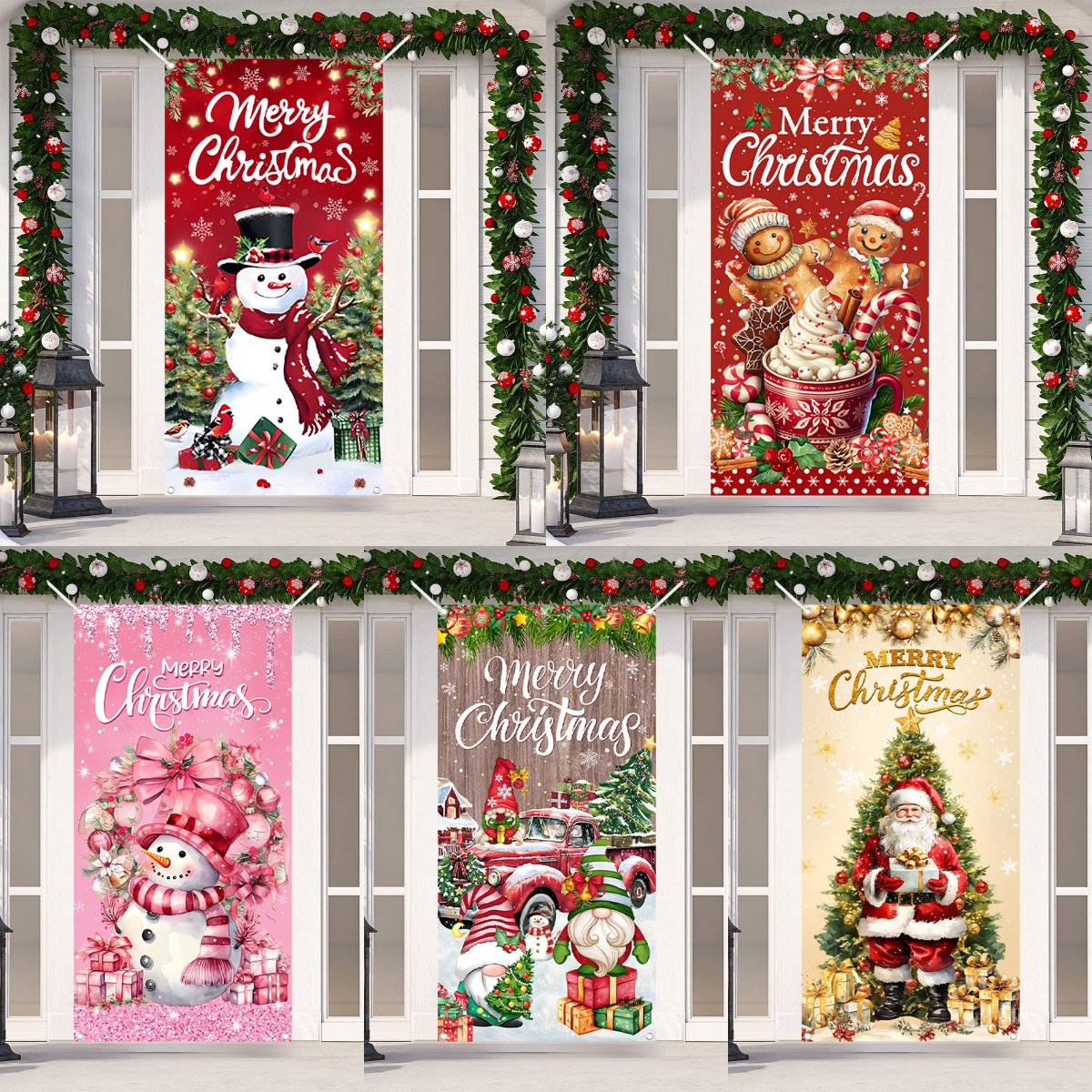 Christmas Door Banner Merry Ch - đánh giá và giá Home Decor Xmas Gifts