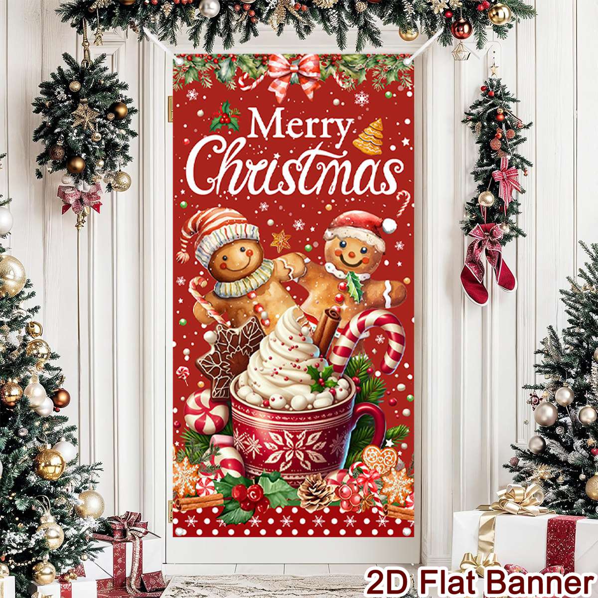 Christmas Door Banner Merry Ch - đánh giá và giá Home Decor Xmas Gifts