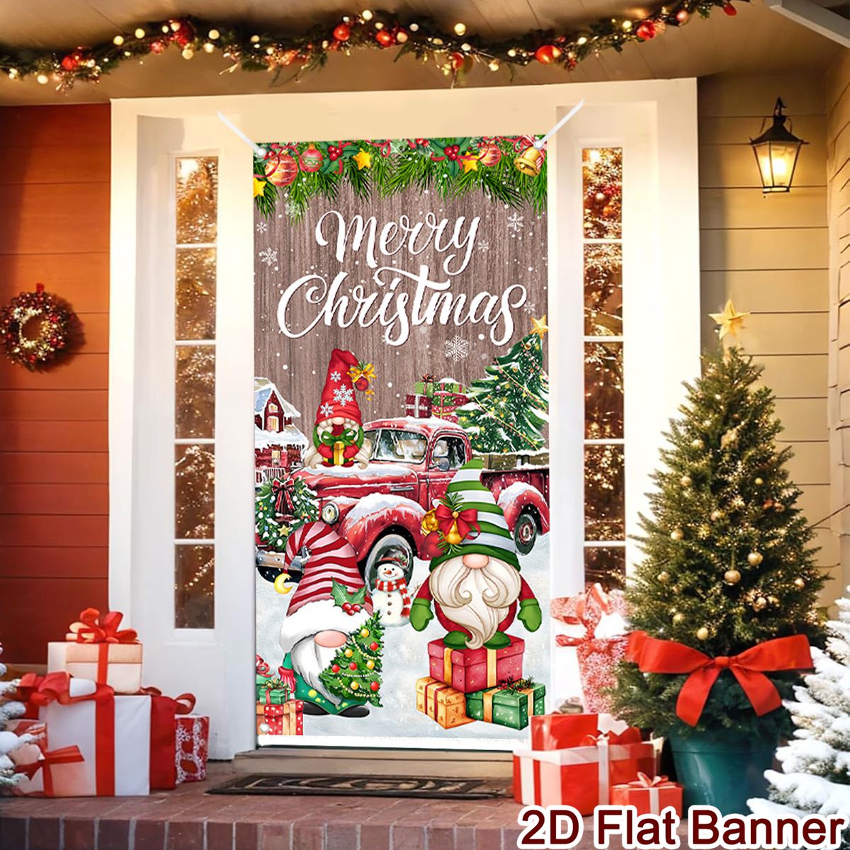 Christmas Door Banner Merry Ch - đánh giá và giá Home Decor Xmas Gifts