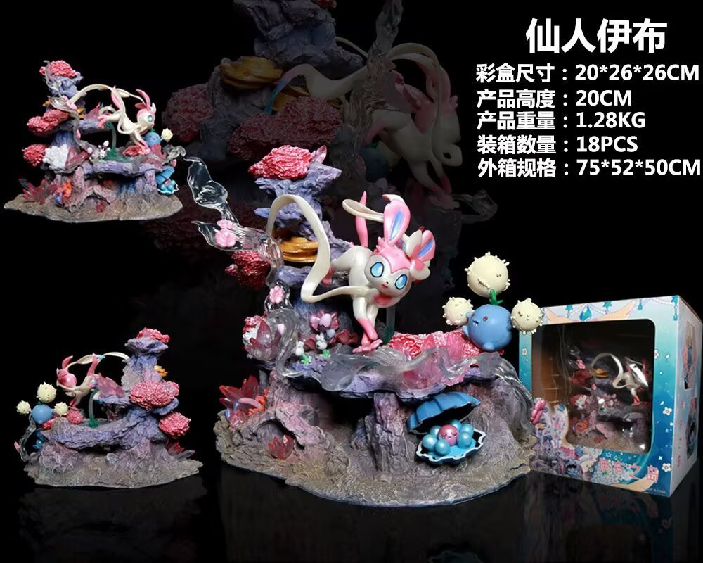 In Stock Gk Figure Sylveon Shr - đánh giá và giá Home Decor Resin