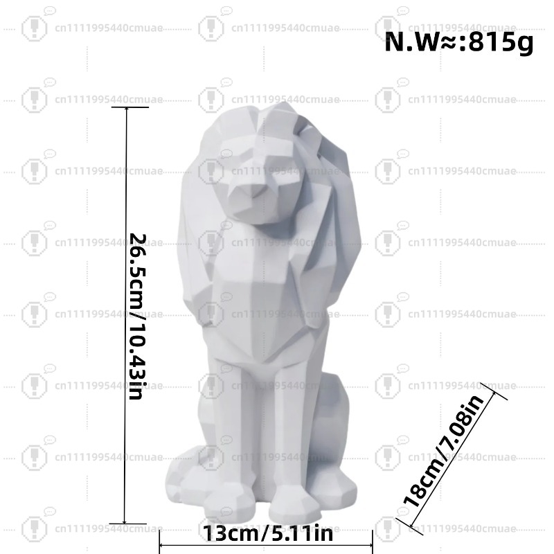 Nordic geometric lion ornament - đánh giá và giá Home Decor Handicraft