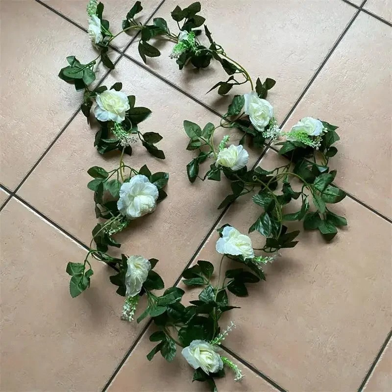 1pcs 2.2m Nhân Tạo Hoa màu trắ - đánh giá và giá Home Decor Handicraft