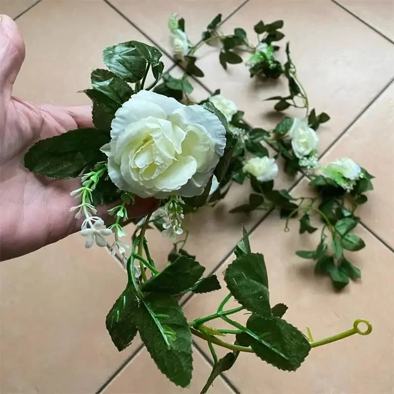 1pcs 2.2m Nhân Tạo Hoa màu trắ - đánh giá và giá Home Decor Handicraft