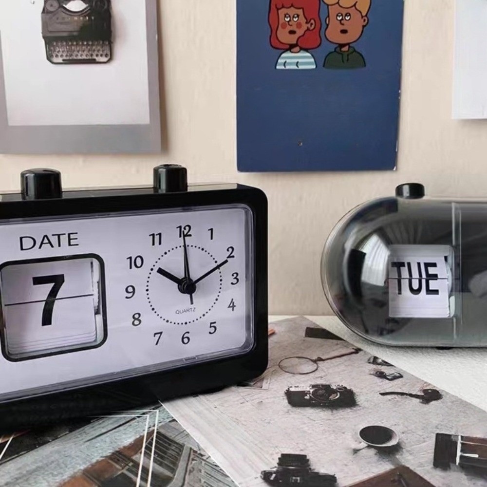 Electronic Manual Page-flippin - đánh giá và giá Vintage Alarm Clock