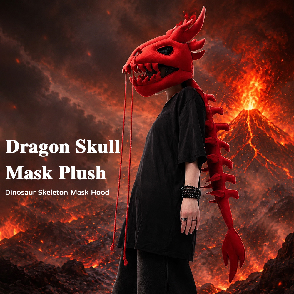Dragon Skull Spine Plush Hood  - đánh giá và giá Home Decor Design