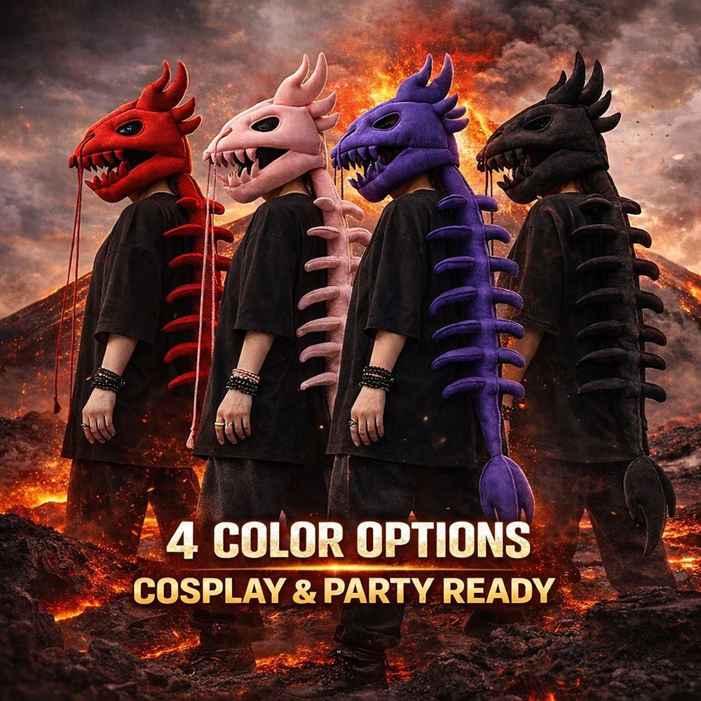 Dragon Skull Spine Plush Hood  - đánh giá và giá Home Decor Design
