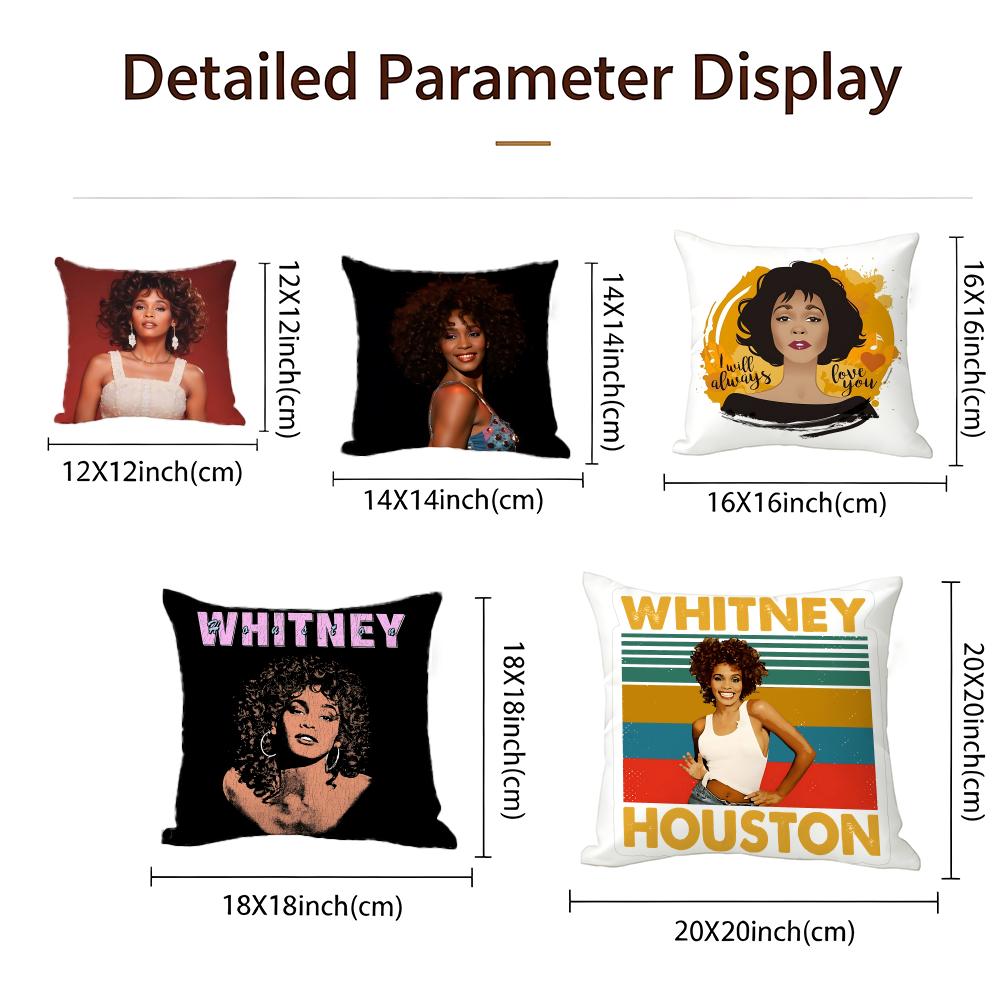 singer - Whitney Houston Cushi - đánh giá và giá Home Decor Houston