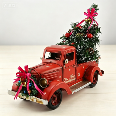 FY Vintage Red Christmas Truck - đánh giá và giá Home Decor Handicraft