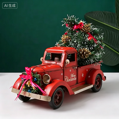 FY Vintage Red Christmas Truck - đánh giá và giá Home Decor Handicraft