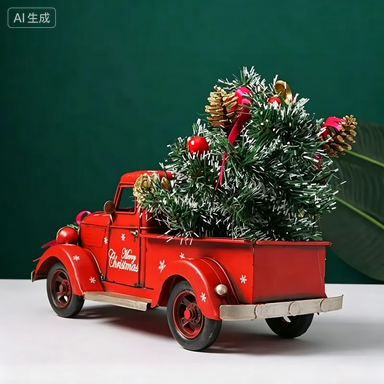 FY Vintage Red Christmas Truck - đánh giá và giá Home Decor Handicraft