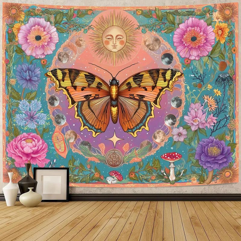 VIKAMA Moth Butterfly Moon Pha - đánh giá và giá Home Decor Yoga