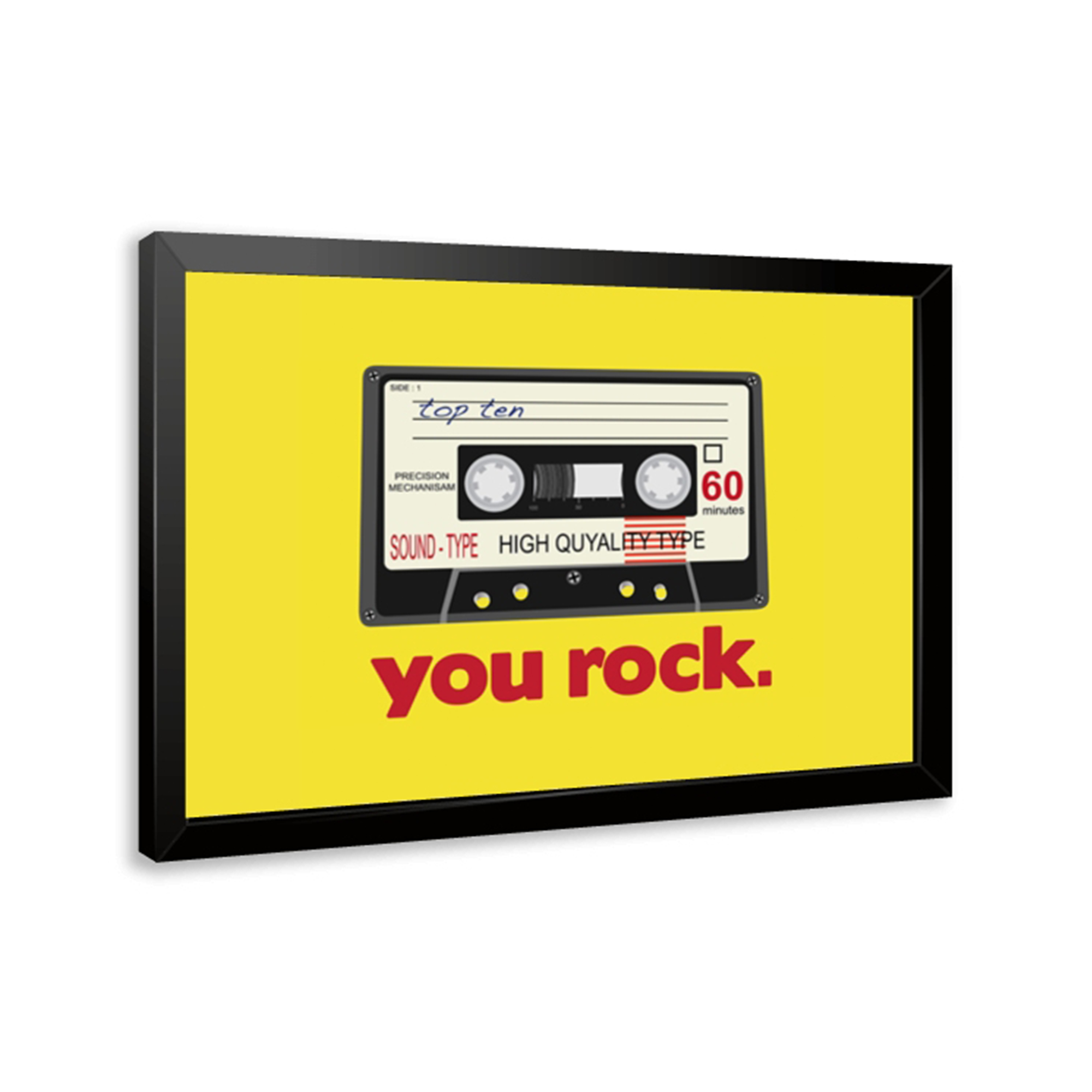 Modern Yellow You Rock Quotes  - đánh giá và giá Home Decor Yellow