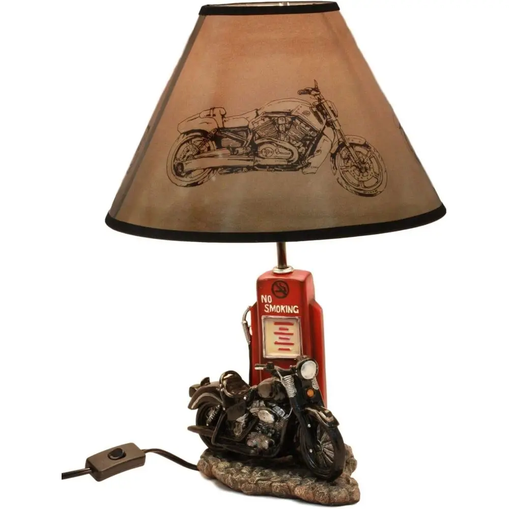 Vintage Retro Black Motorcycle - đánh giá và giá Home Decor Lighting