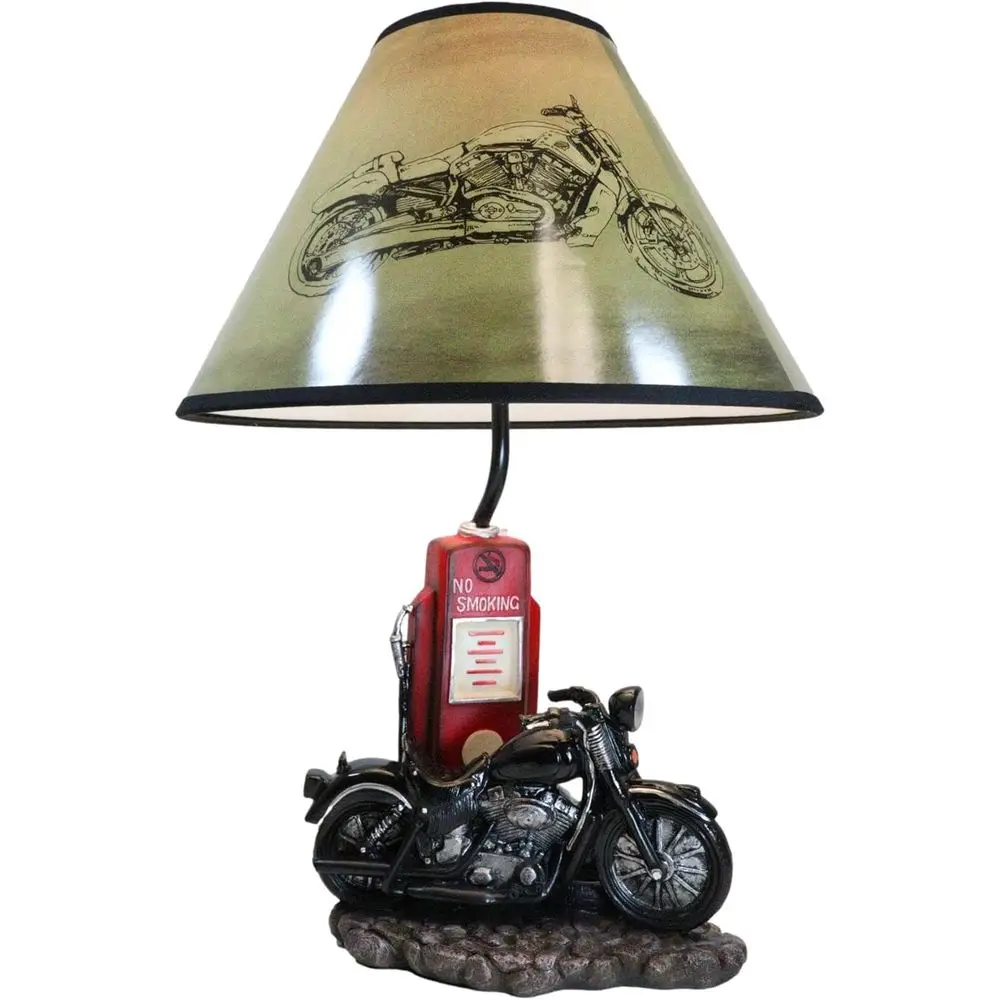 Vintage Retro Black Motorcycle - đánh giá và giá Home Decor Lighting