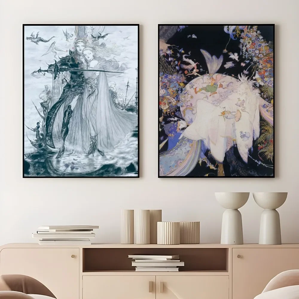 Yoshitaka Amano Final Fantasy  - đánh giá và giá Home Decor Games Free