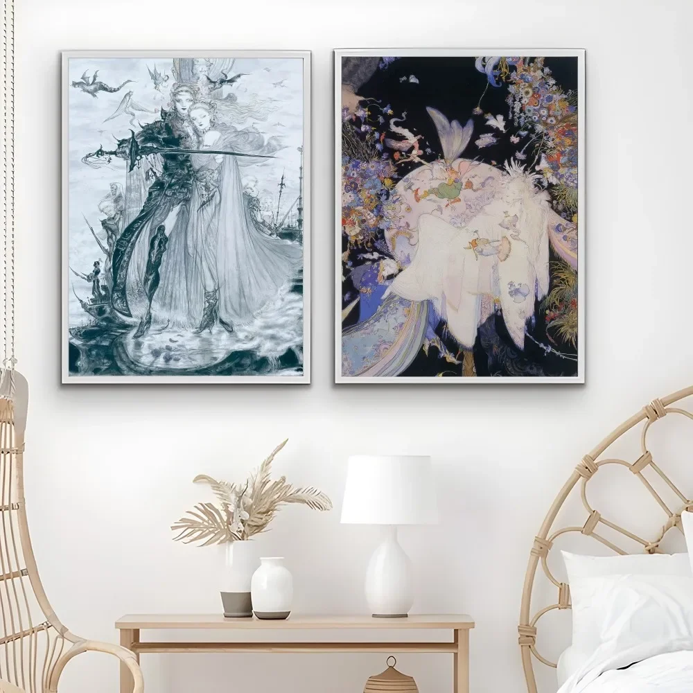 Yoshitaka Amano Final Fantasy  - đánh giá và giá Home Decor Games Free
