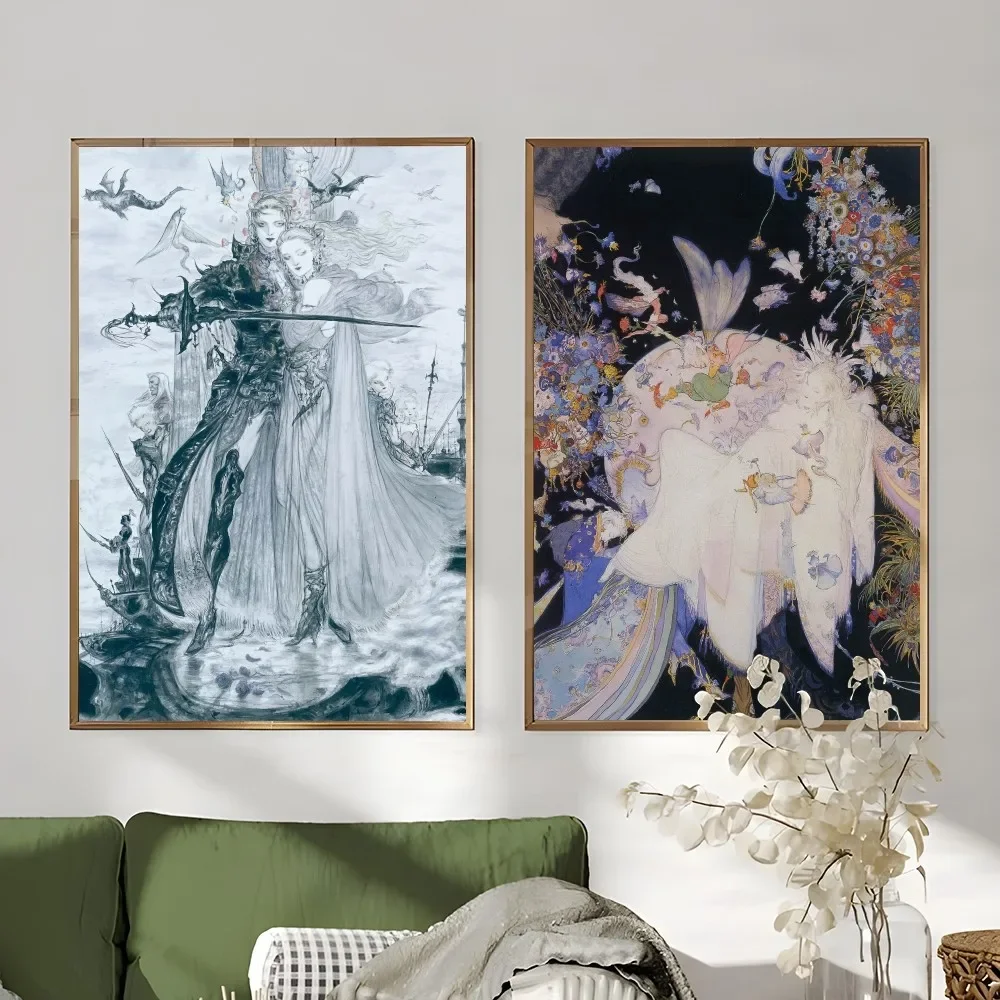 Yoshitaka Amano Final Fantasy  - đánh giá và giá Home Decor Games Free
