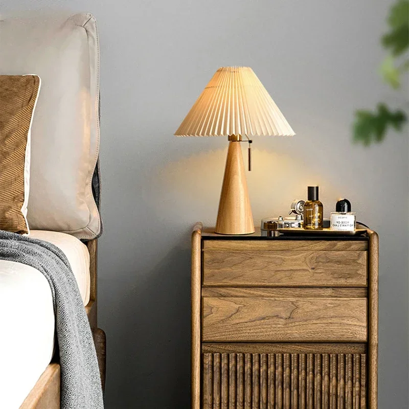Retro Pleated Table Lamp Nordi - đánh giá và giá Home Decor Lighting