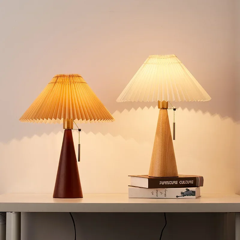 Retro Pleated Table Lamp Nordi - đánh giá và giá Home Decor Lighting