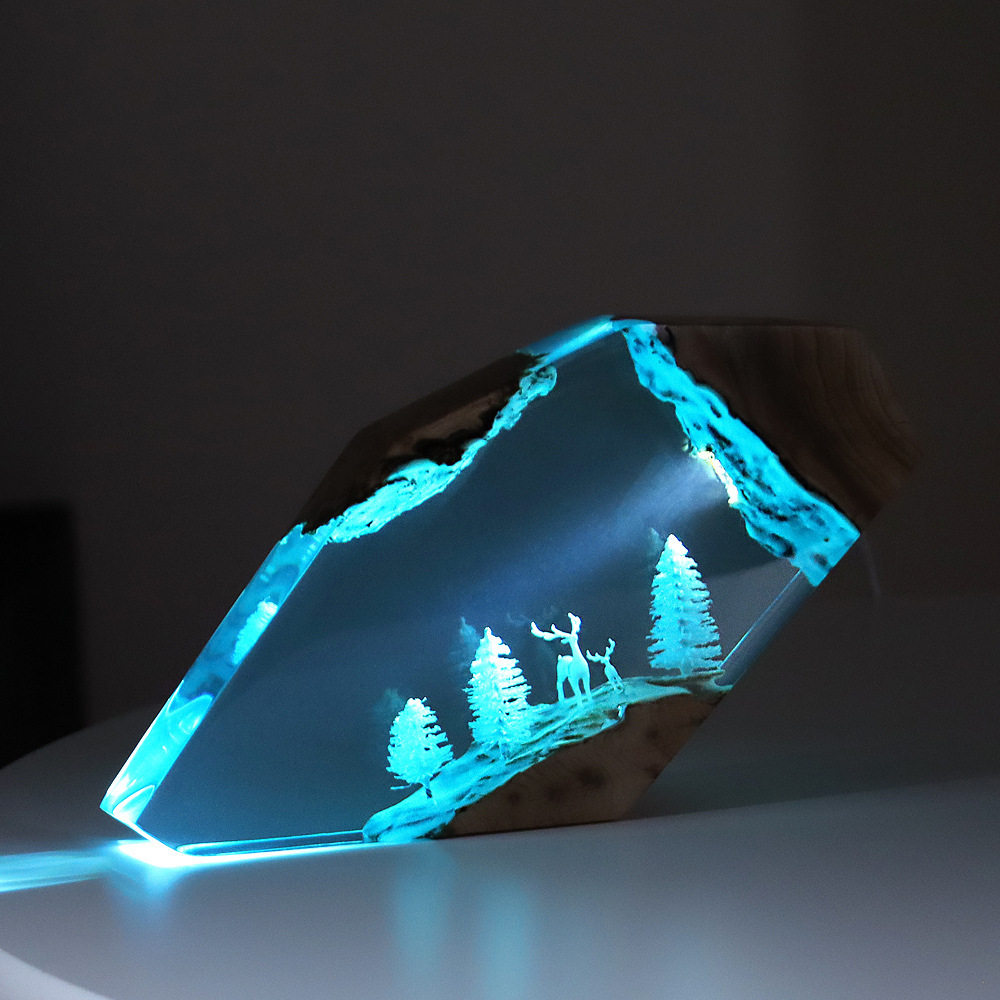 Forest Fairy Deer Desktop Art  - đánh giá và giá Home Decor Resin