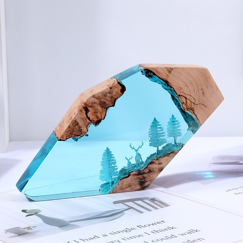 Forest Fairy Deer Desktop Art  - đánh giá và giá Home Decor Resin