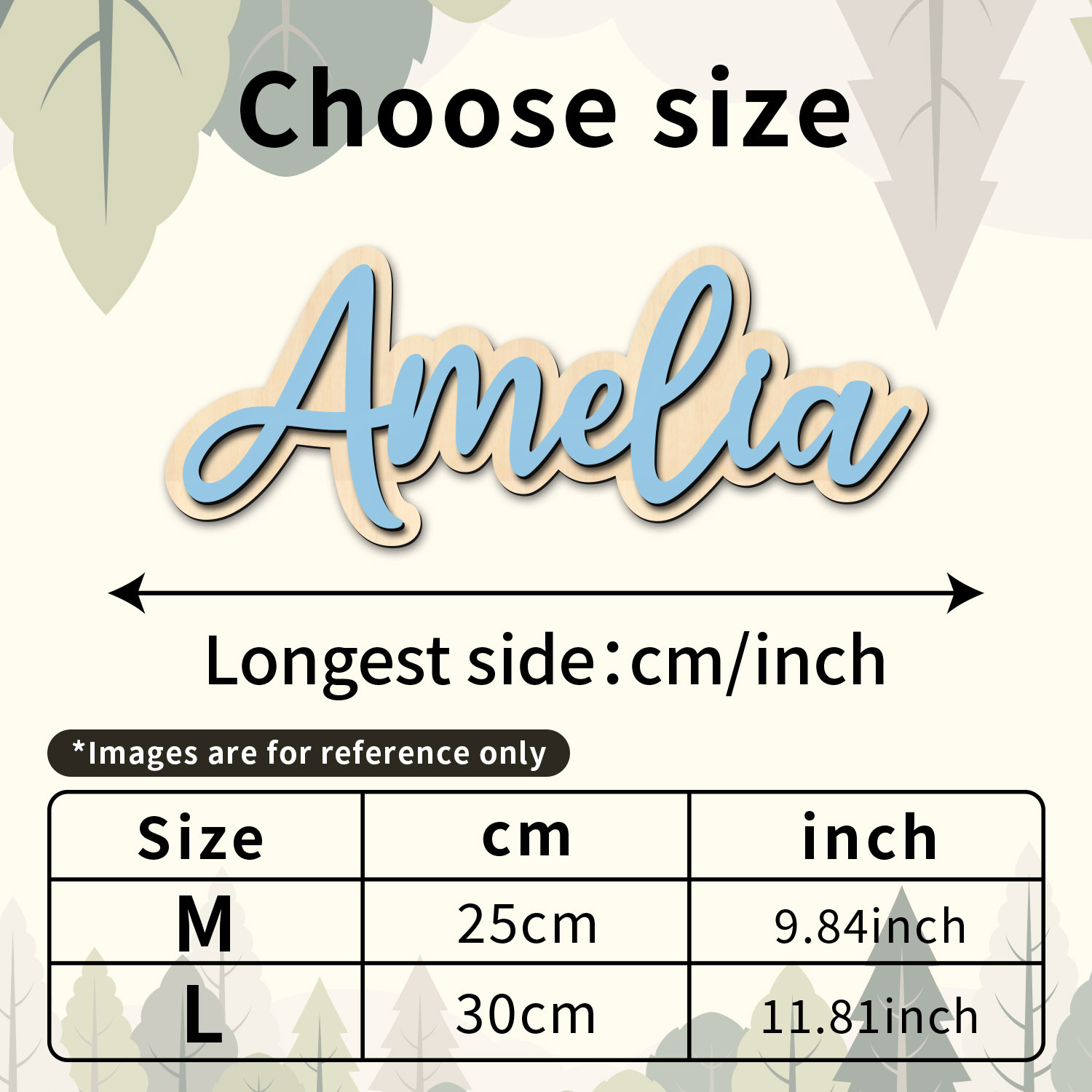 1pc Customized Wooden Name Dec - đánh giá và giá Home Decor Product