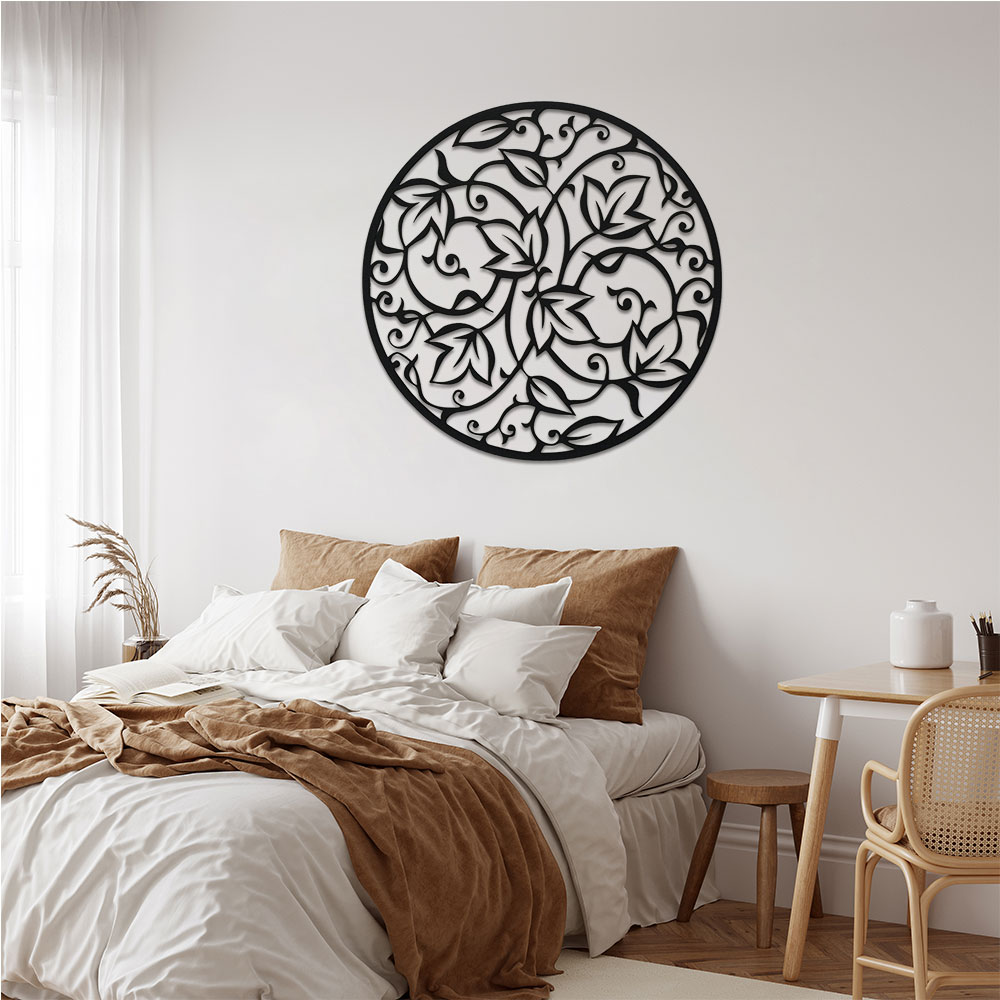 Elegant Black Metal Mandala Wa - đánh giá và giá Home Decor Yoga