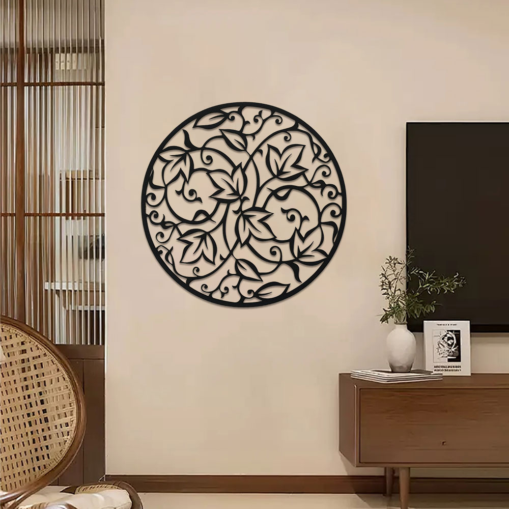Elegant Black Metal Mandala Wa - đánh giá và giá Home Decor Yoga