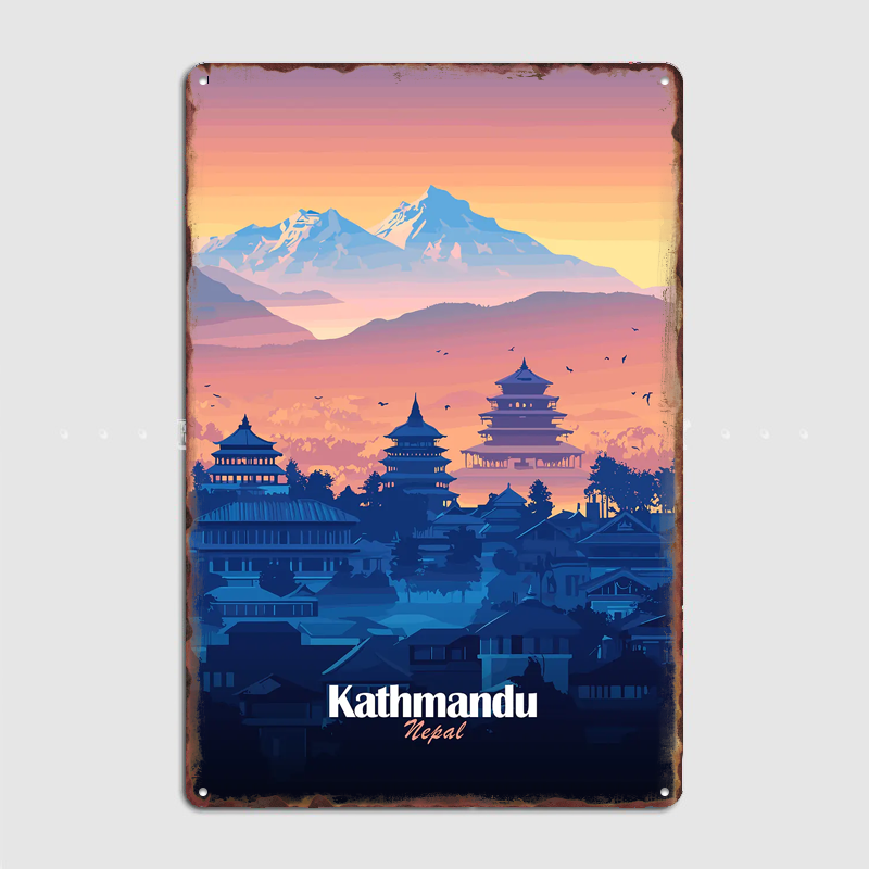 Kathmandu Skyline Travel Scene - đánh giá và giá Home Decor Kathmandu