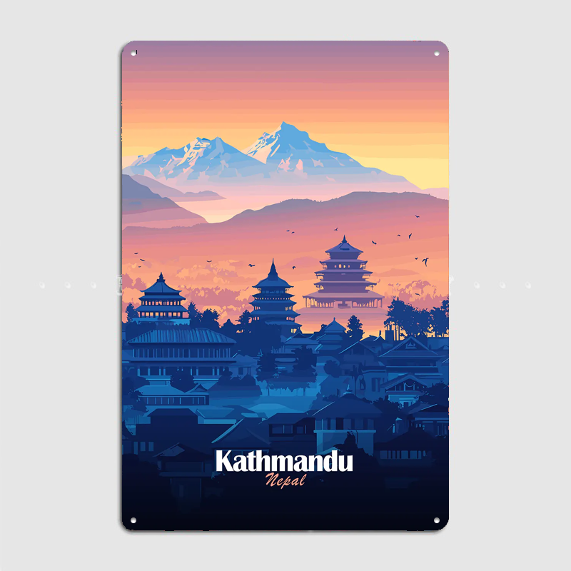 Kathmandu Skyline Travel Scene - đánh giá và giá Home Decor Kathmandu