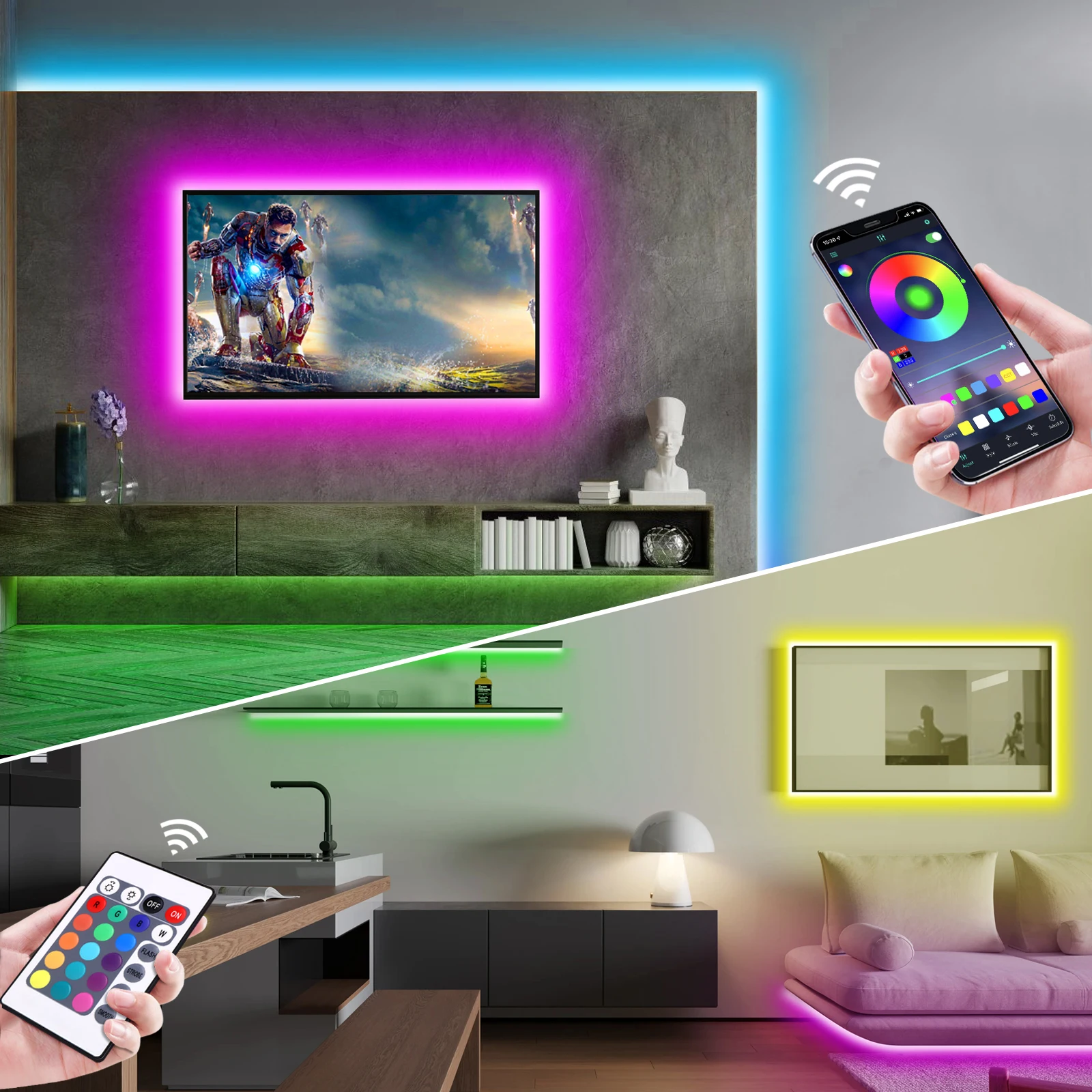 1-5m RGB LED Neon Strip Light  - đánh giá và giá Home Decor Lighting