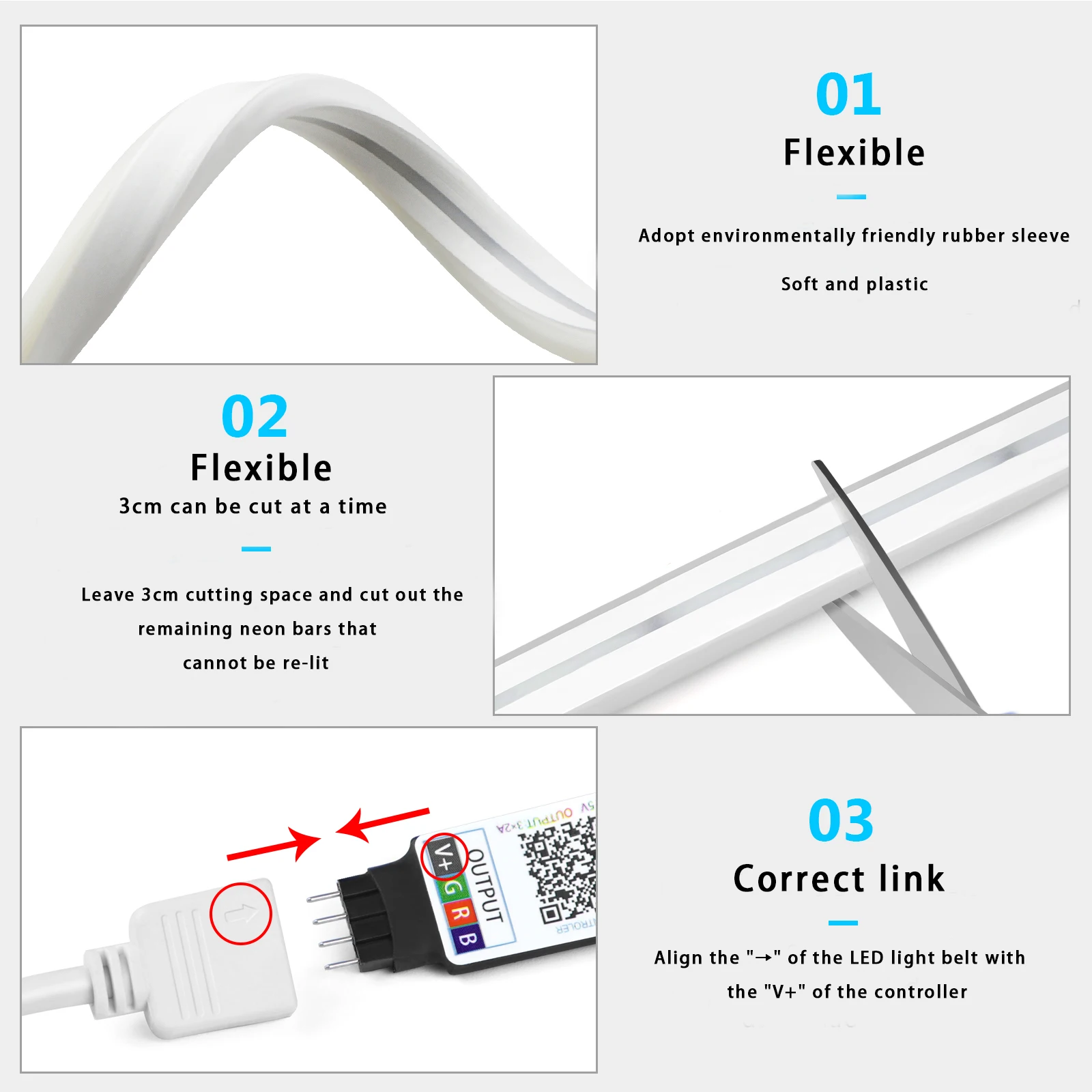 1-5m RGB LED Neon Strip Light  - đánh giá và giá Home Decor Lighting