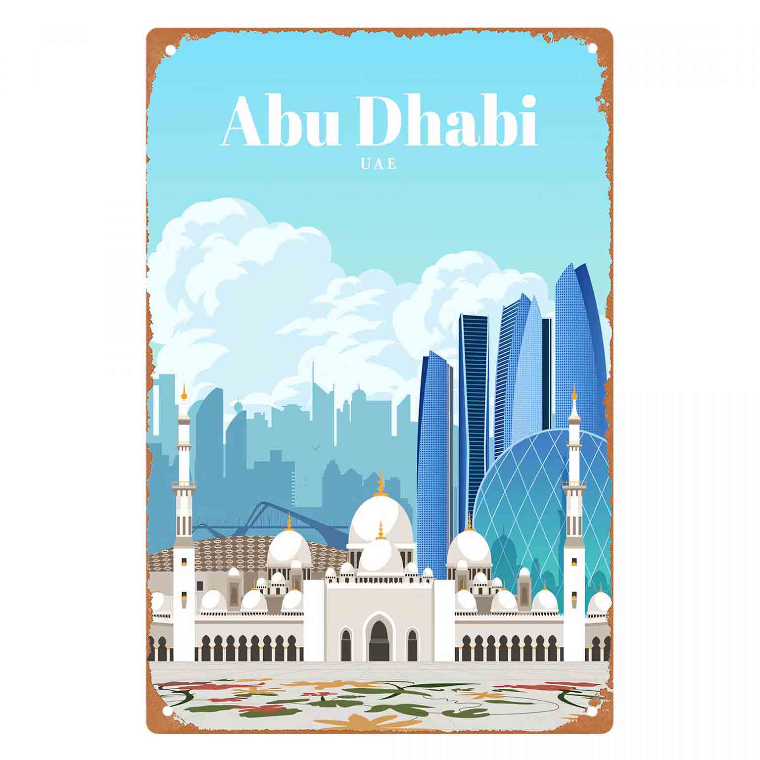 2D FLAT 1pc Abu Dhabi UAE Skyl - đánh giá và giá Home Decor Uae